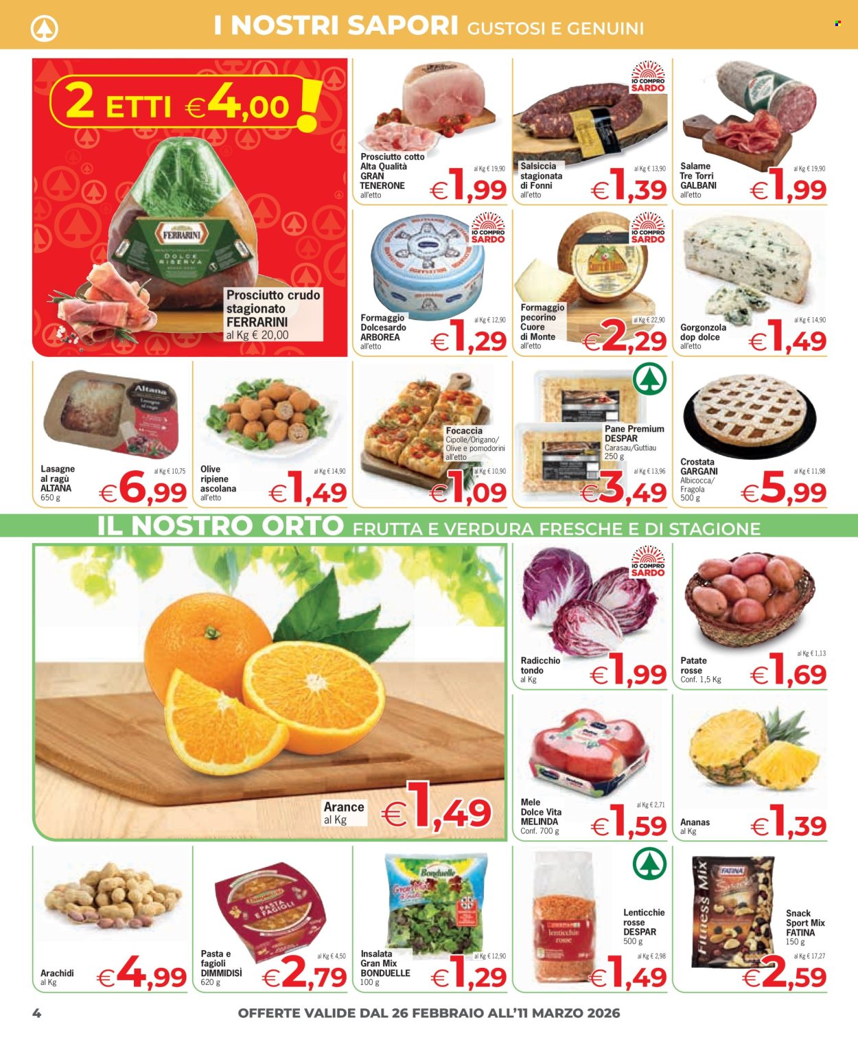 Volantino Eurospar - 26/2/2026 - 11/3/2026. Pagina 4