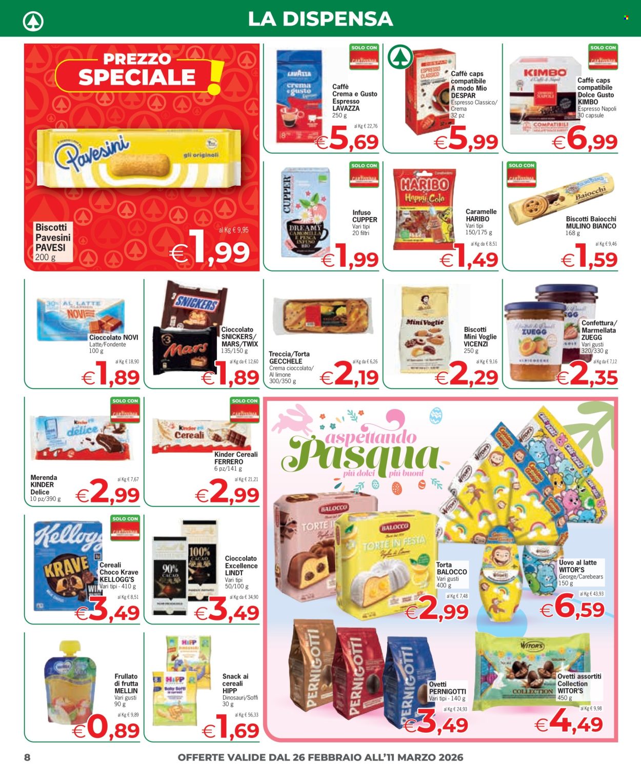 Volantino Eurospar - 26/2/2026 - 11/3/2026. Pagina 8
