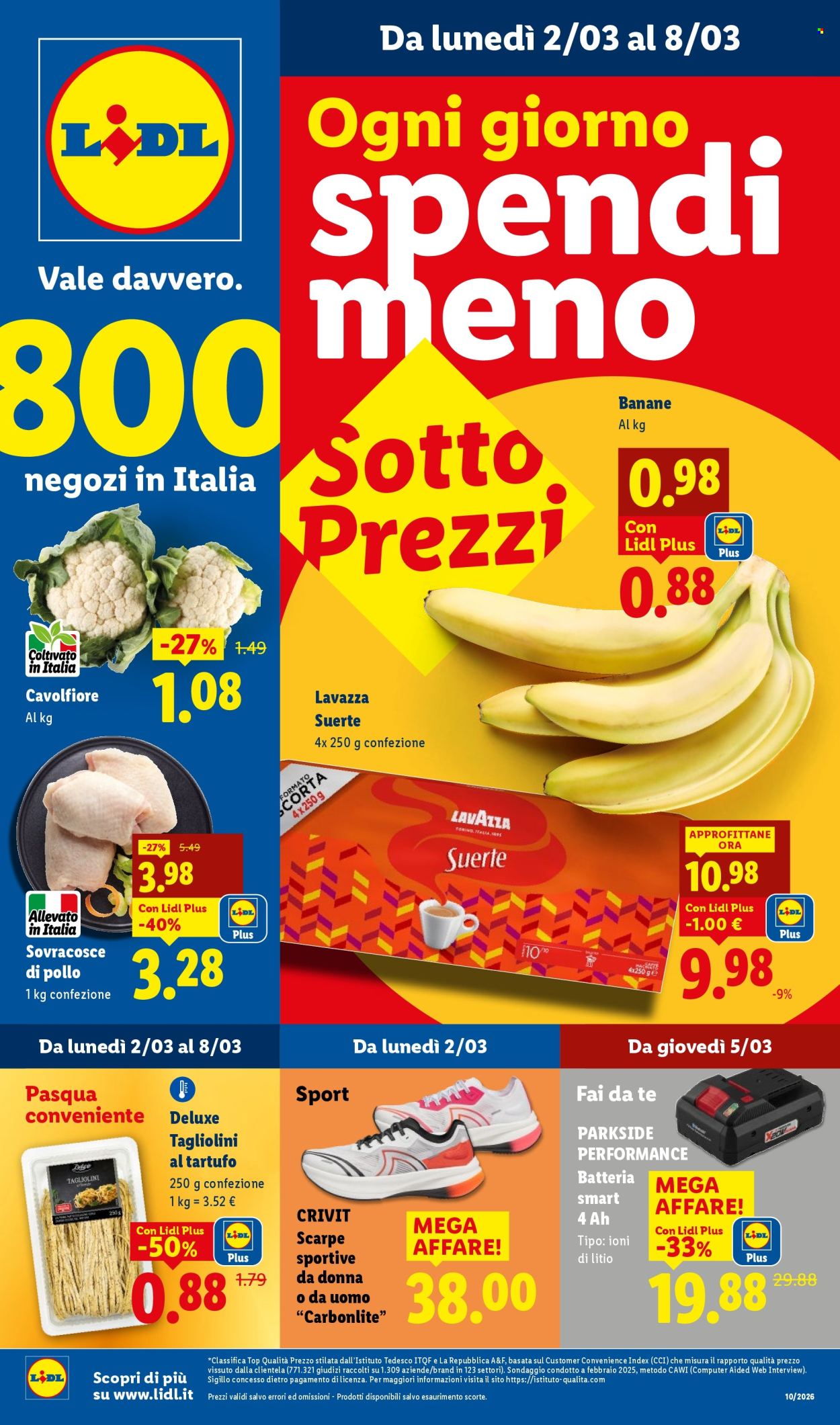 Volantino Lidl - 2/3/2026 - 8/3/2026. Pagina 1