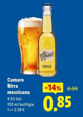 Camaro Birra messicana