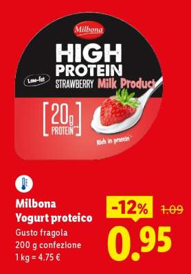 Milbona Yogurt proteico