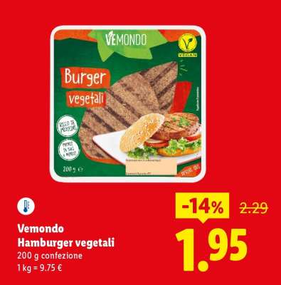 Vemondo Hamburger vegetali