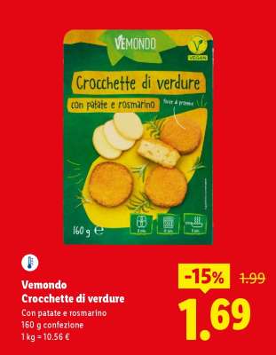 Vemondo Crocchette di verdure