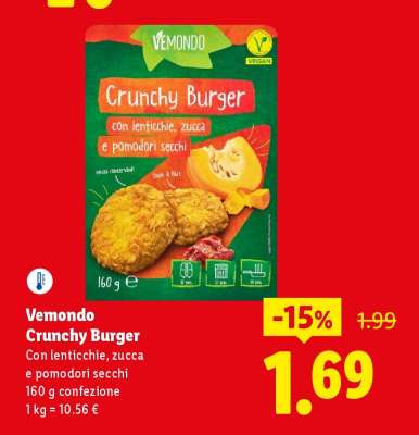 Vemondo Crunchy Burger