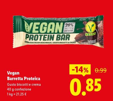 Vegan Barretta Proteica