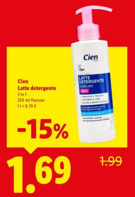 Cien Latte detergente