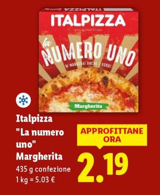 Italpizza 'La numero uno' Margherita