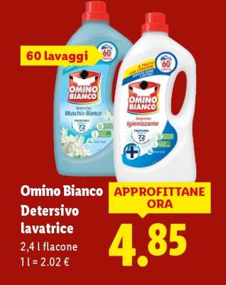 OMINO BIANCO DETERSIVO LAVATRICE