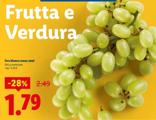 Uva bianca senza semi