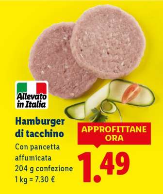 Hamburger Di Tacchino