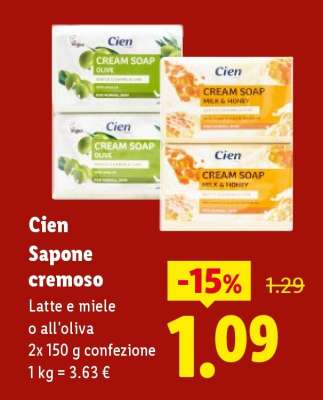 Cien Sapone cremoso