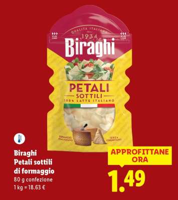 Biraghi Petali sottili di formaggio