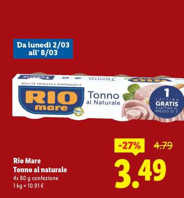 Rio Mare Tonno al naturale
