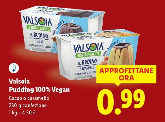 Valsoia Pudding 100% Vegan