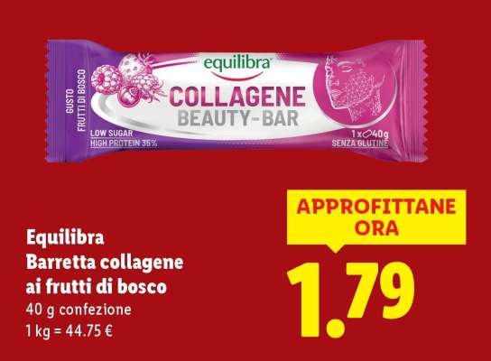 Equilibra Barretta collagene ai frutti di bosco