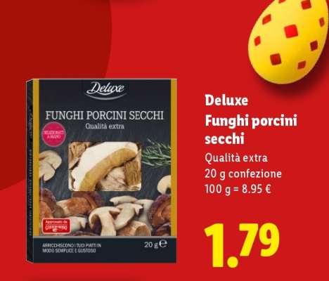 Deluxe Funghi porcini secchi