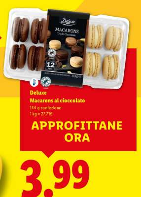 Deluxe Macarons al cioccolato