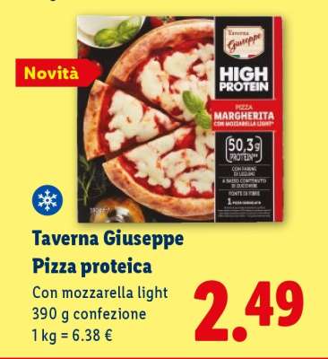 Taverna Giuseppe Pizza proteica