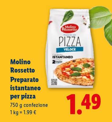 Molino Rossetto Preparato istantaneo per pizza