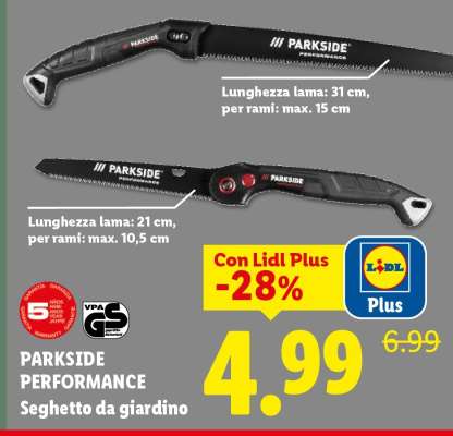 PARKSIDE PERFORMANCE Seghetto da giardino