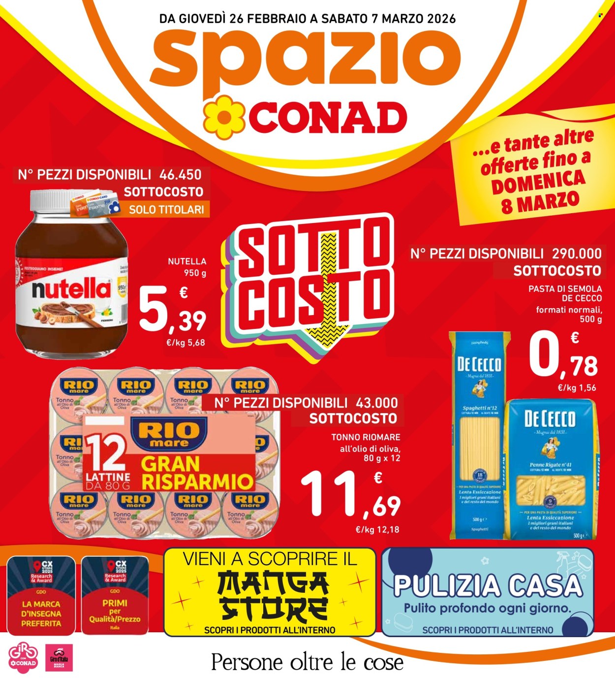 Volantino Spazio Conad - 26/2/2026 - 7/3/2026. Pagina 1