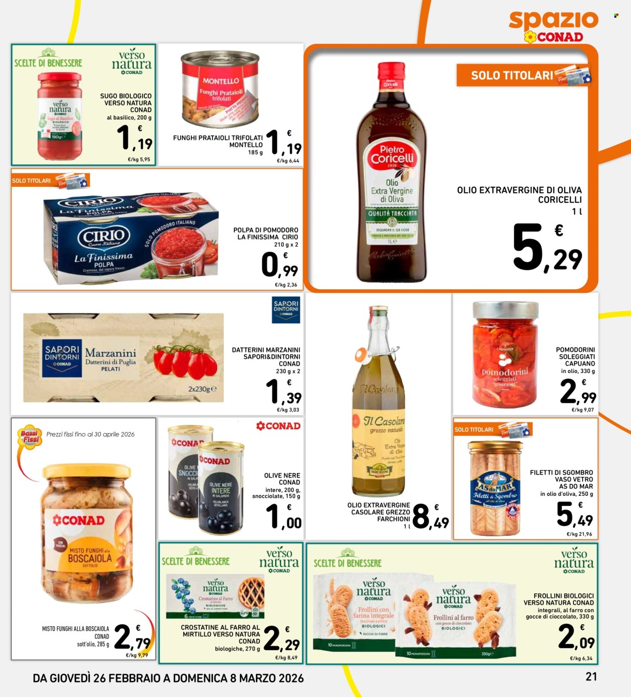 Volantino Spazio Conad - 26/2/2026 - 7/3/2026. Pagina 21