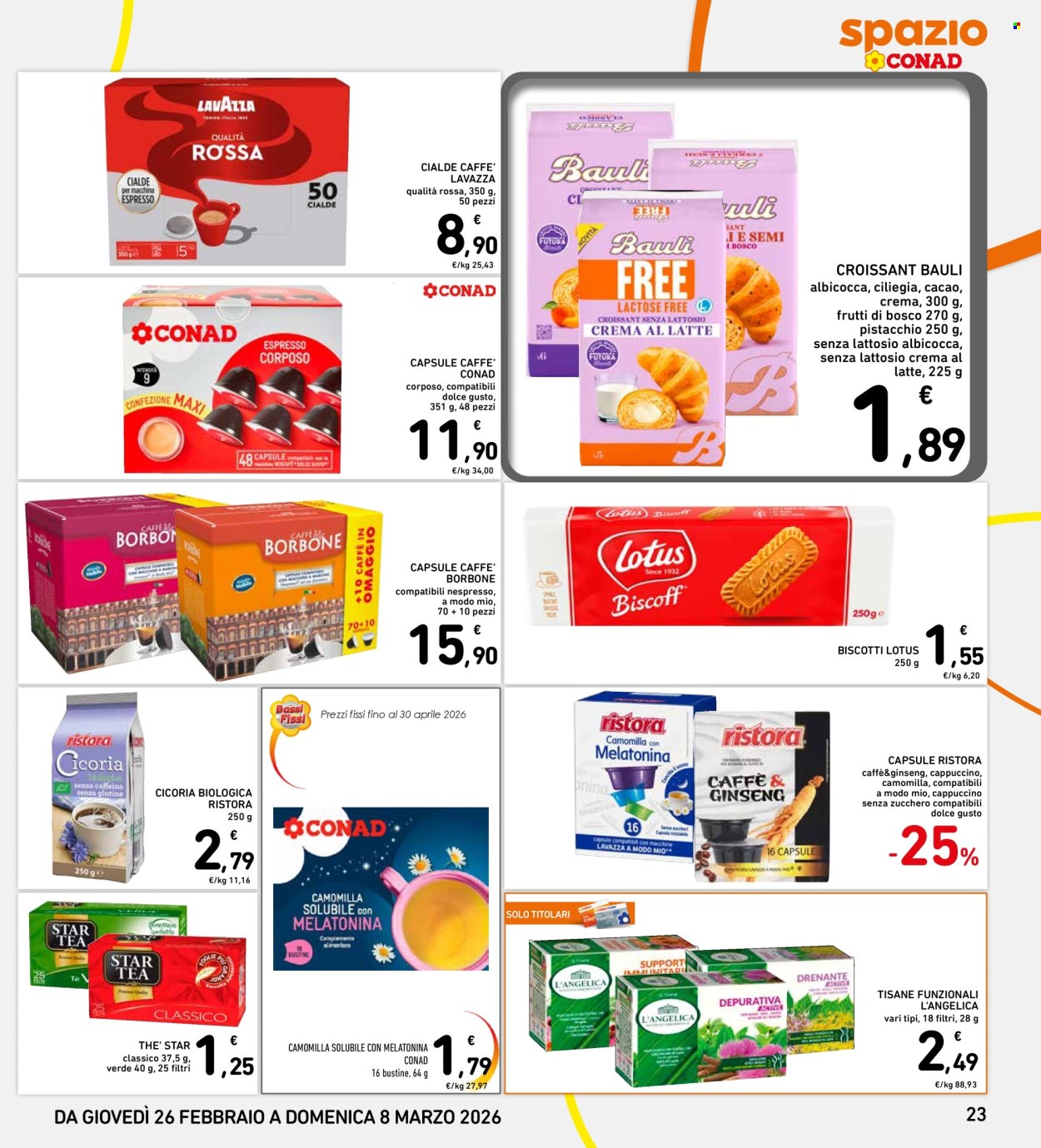 Volantino Spazio Conad - 26/2/2026 - 7/3/2026. Pagina 23