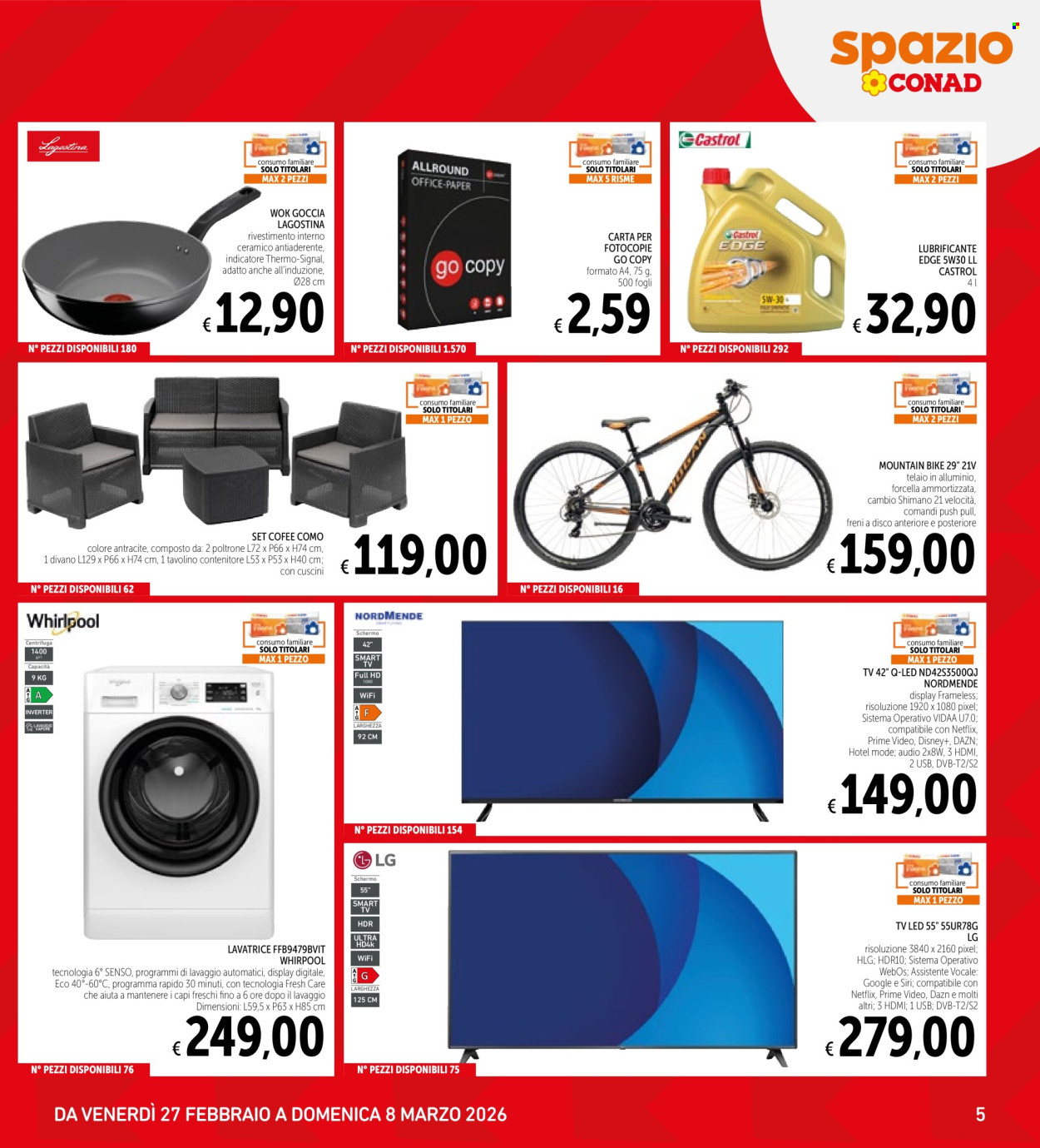 Volantino Spazio Conad - 27/2/2026 - 8/3/2026. Pagina 5