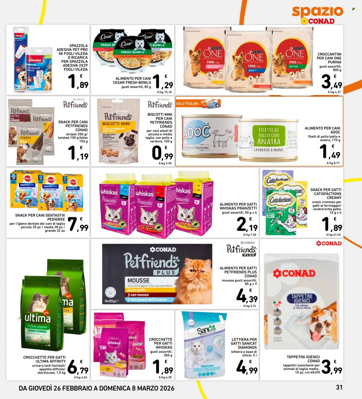 Volantino Spazio Conad - 26/2/2026 - 7/3/2026. Pagina 31