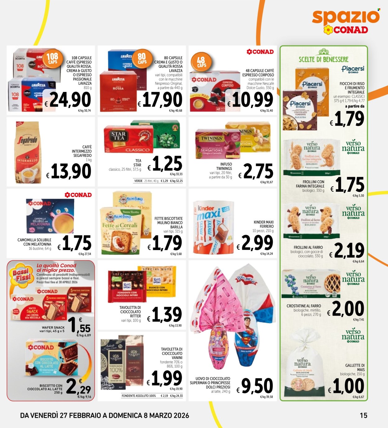 Volantino Spazio Conad - 27/2/2026 - 8/3/2026. Pagina 15