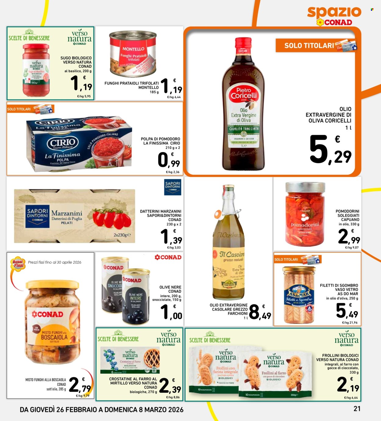 Volantino Spazio Conad - 26/2/2026 - 7/3/2026. Pagina 21