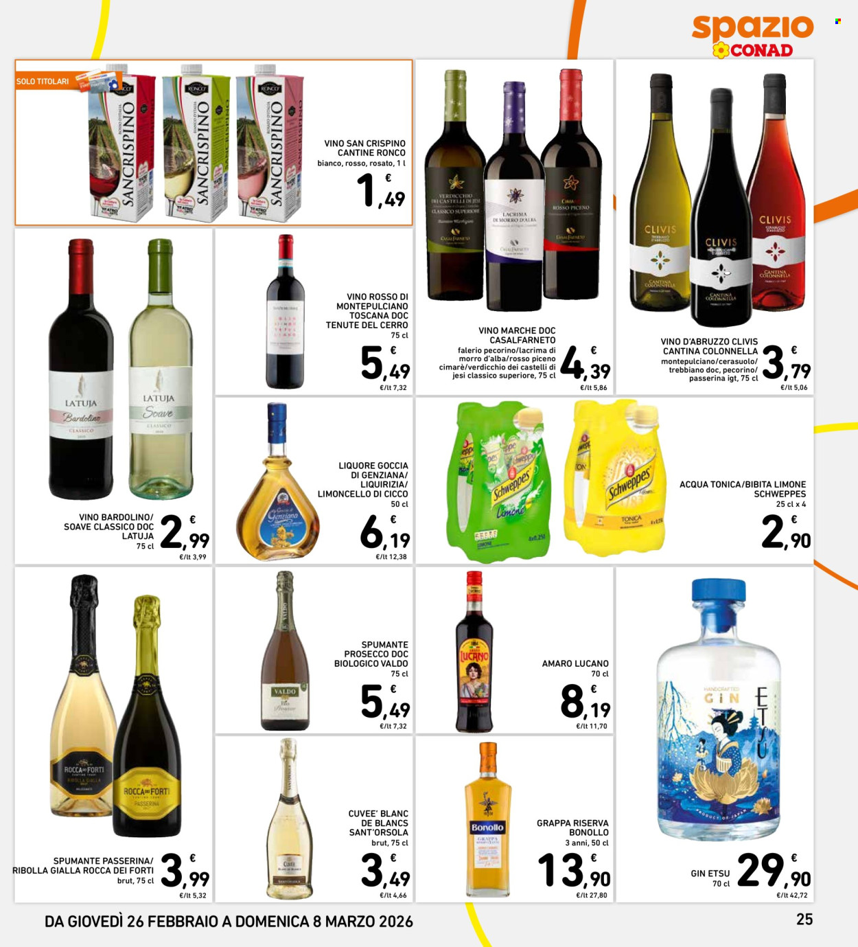 Volantino Spazio Conad - 26/2/2026 - 7/3/2026. Pagina 25