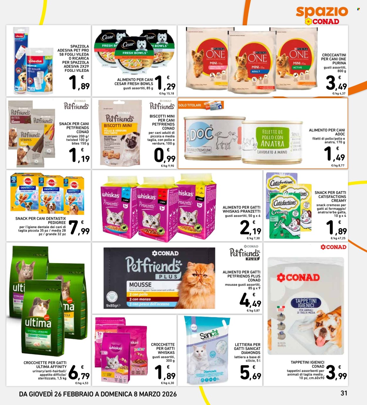 Volantino Spazio Conad - 26/2/2026 - 7/3/2026. Pagina 31