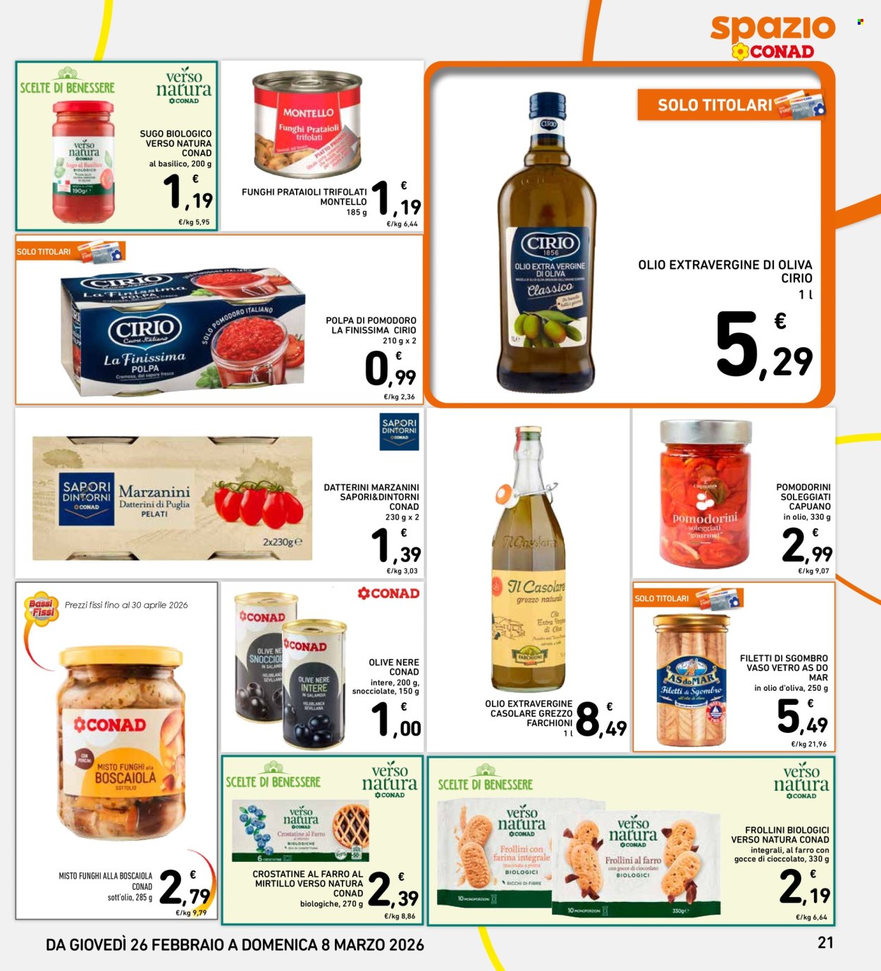 Volantino Spazio Conad - 26/2/2026 - 7/3/2026. Pagina 21