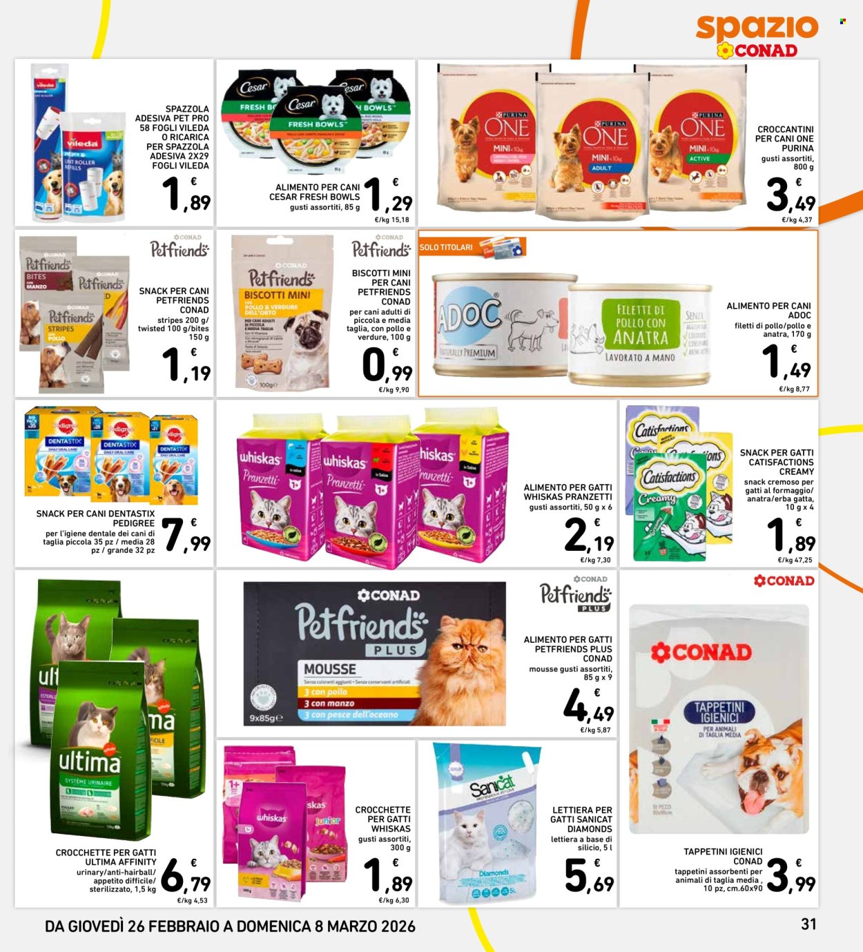 Volantino Spazio Conad - 26/2/2026 - 7/3/2026. Pagina 31