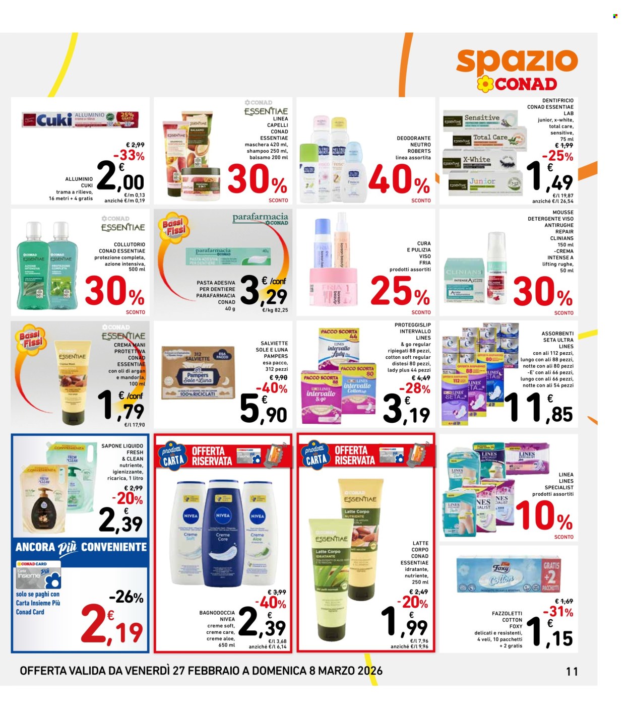 Volantino Spazio Conad - 27/2/2026 - 8/3/2026. Pagina 11
