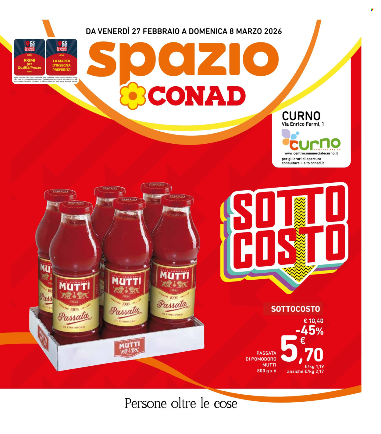 Volantino Spazio Conad - 27/2/2026 - 8/3/2026. Pagina 1