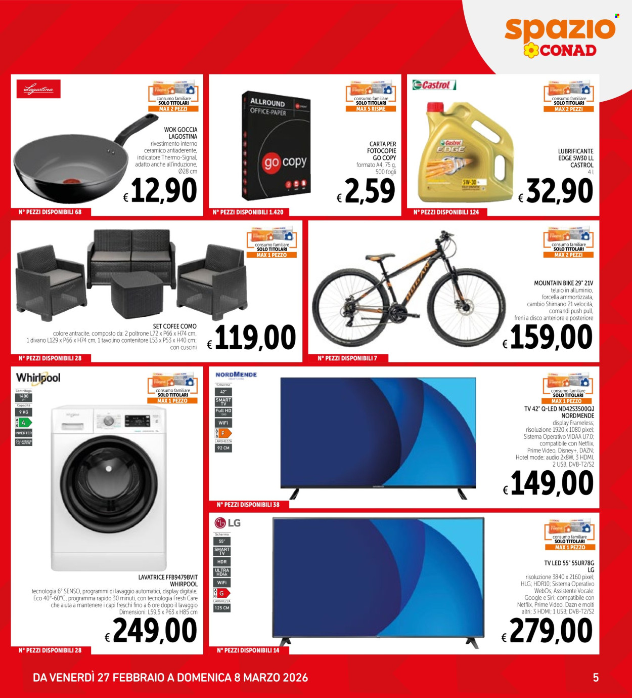 Volantino Spazio Conad - 27/2/2026 - 8/3/2026. Pagina 5