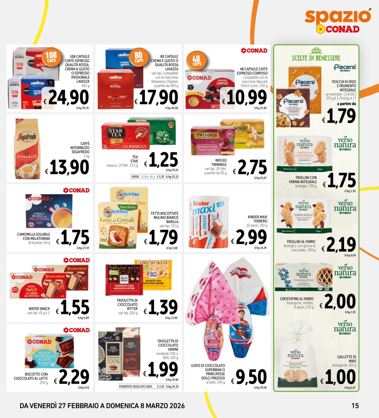 Volantino Spazio Conad - 27/2/2026 - 8/3/2026. Pagina 15
