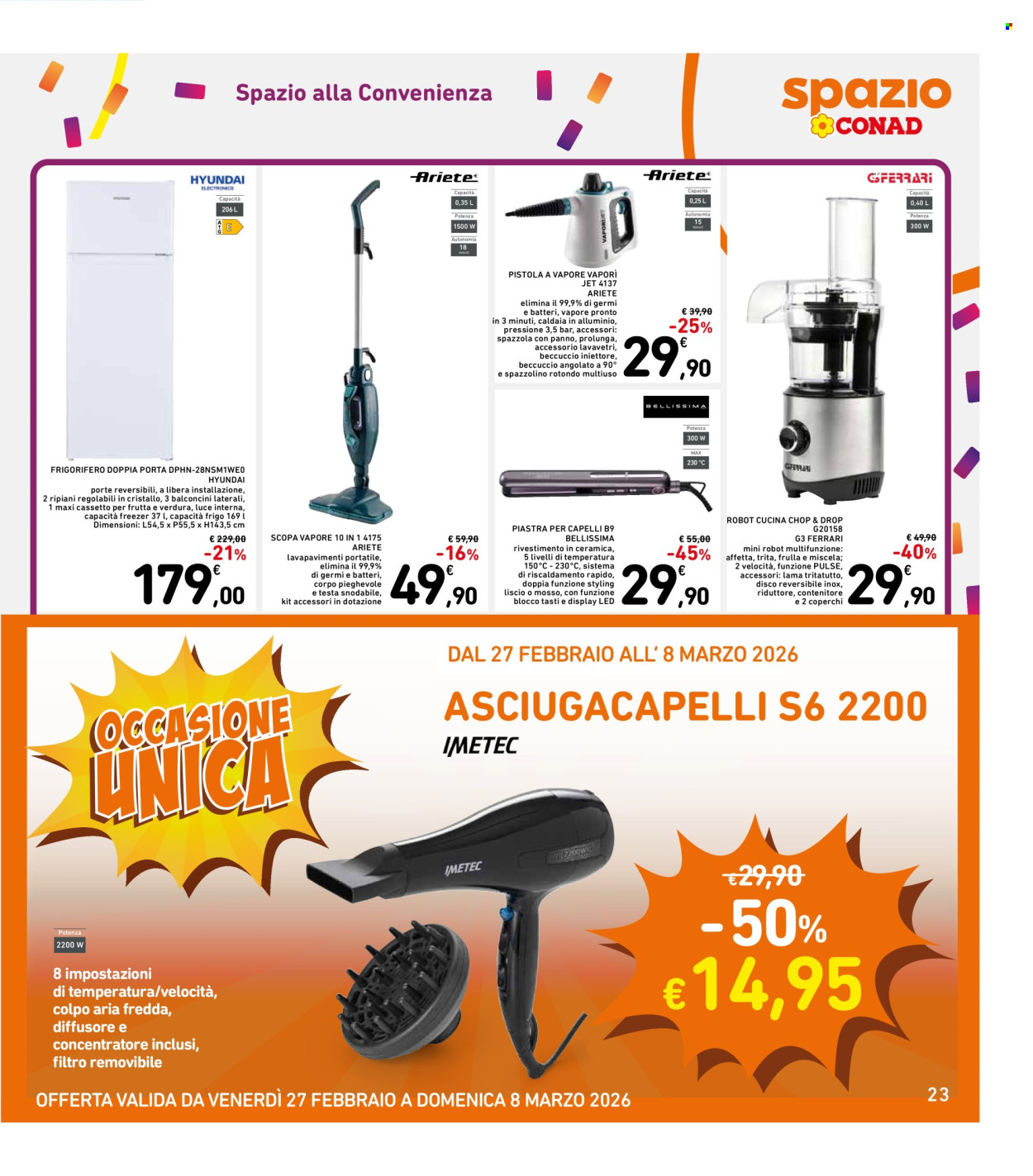 Volantino Spazio Conad - 27/2/2026 - 8/3/2026. Pagina 23