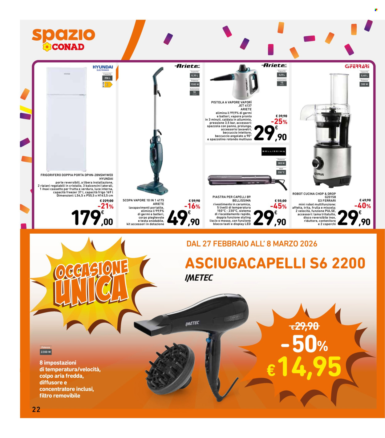 Volantino Spazio Conad - 27/2/2026 - 8/3/2026. Pagina 22