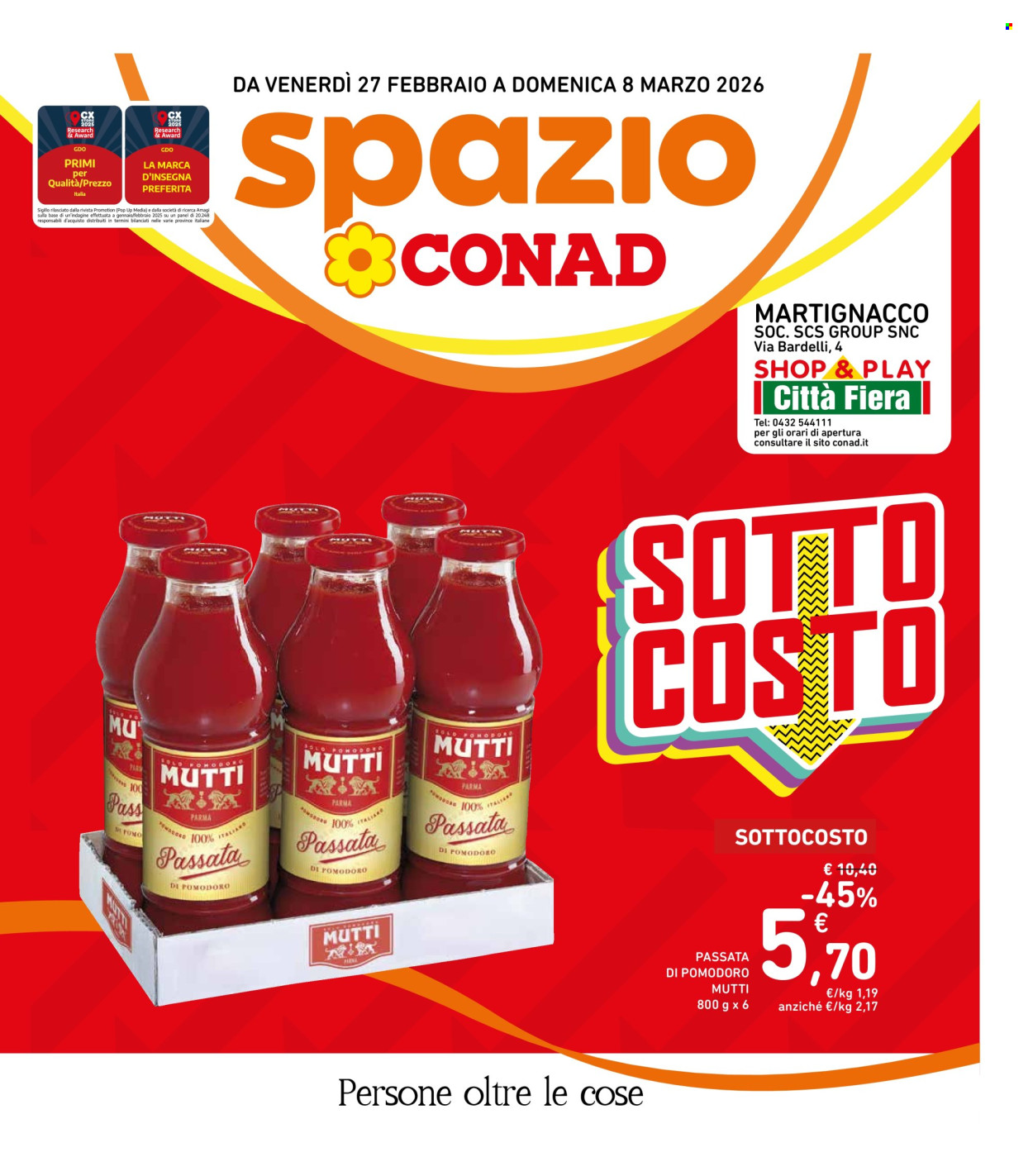Volantino Spazio Conad - 27/2/2026 - 8/3/2026. Pagina 1