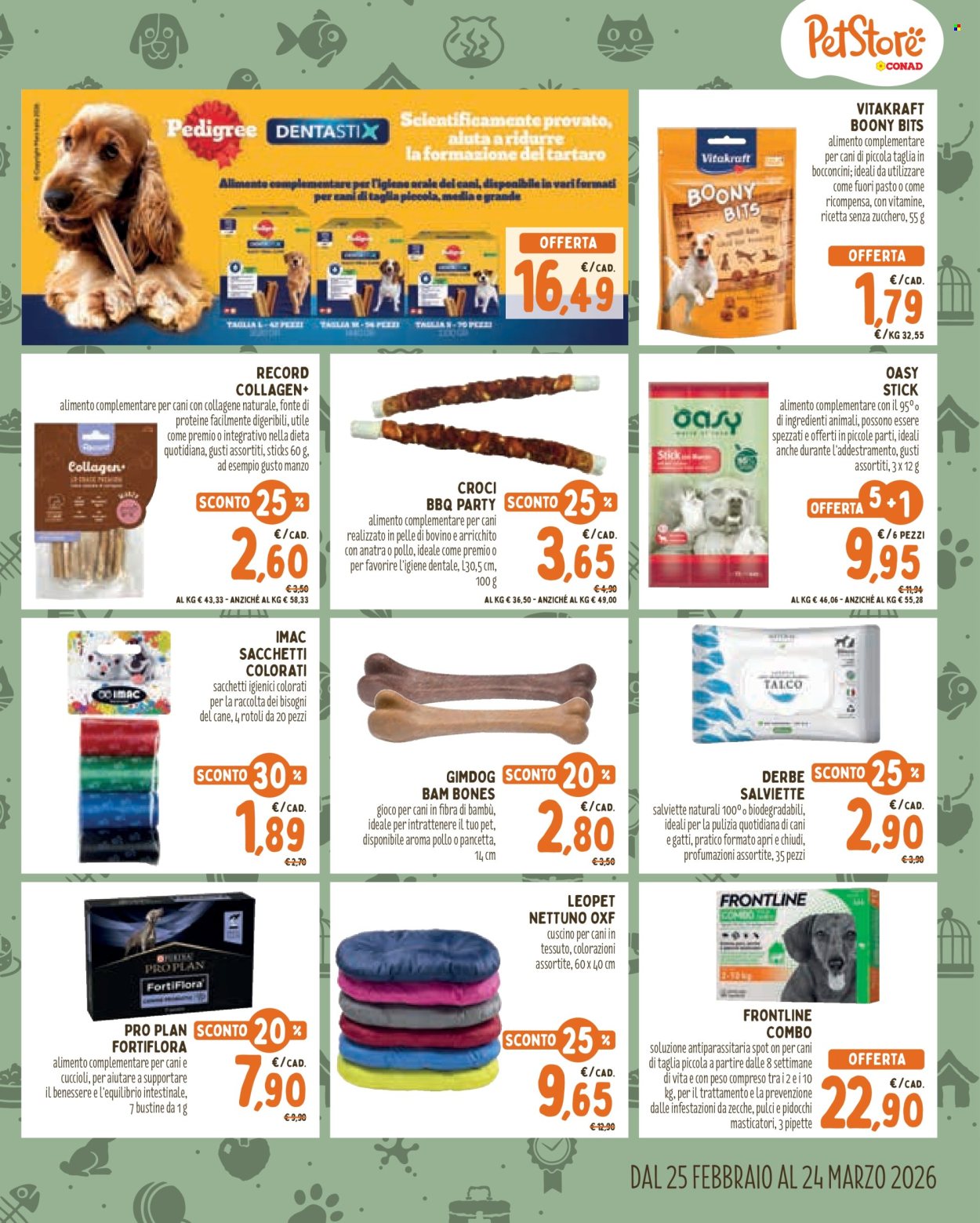 Volantino Pet Store Conad - 25/2/2026 - 24/3/2026. Pagina 3