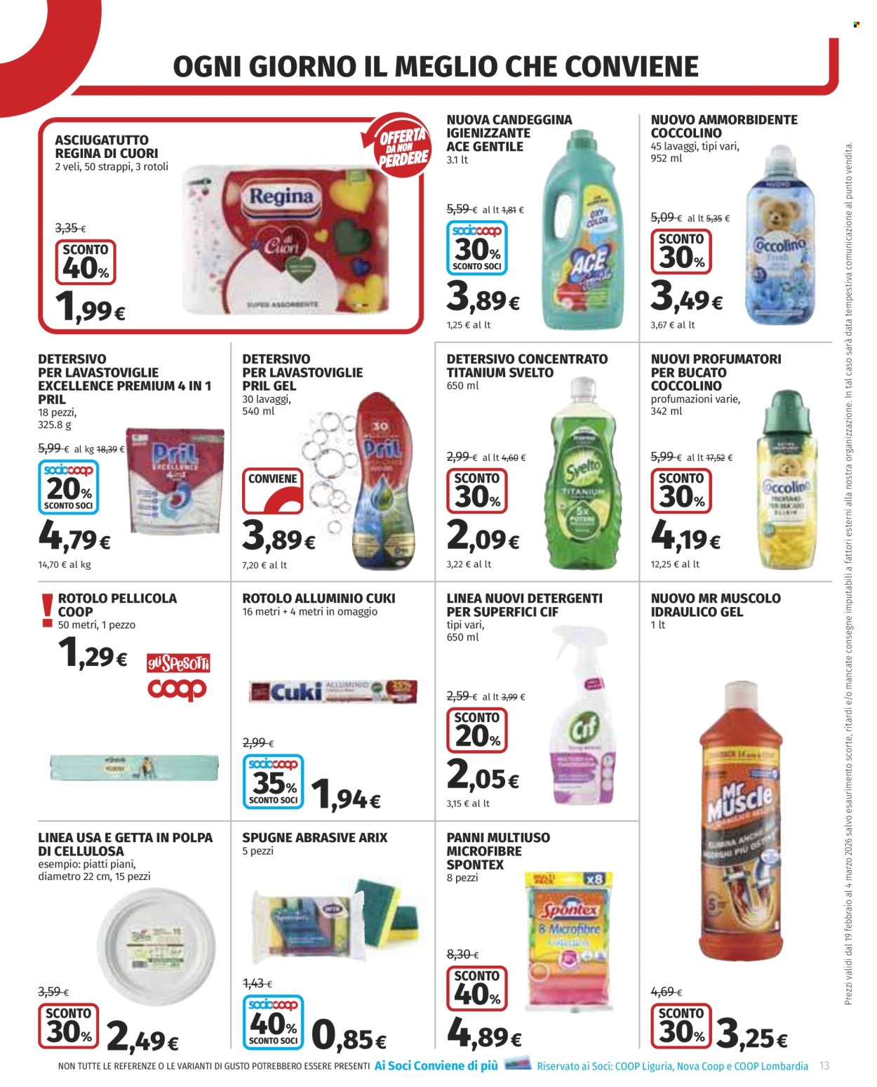 Volantino Coop - 19/2/2026 - 4/3/2026. Pagina 13
