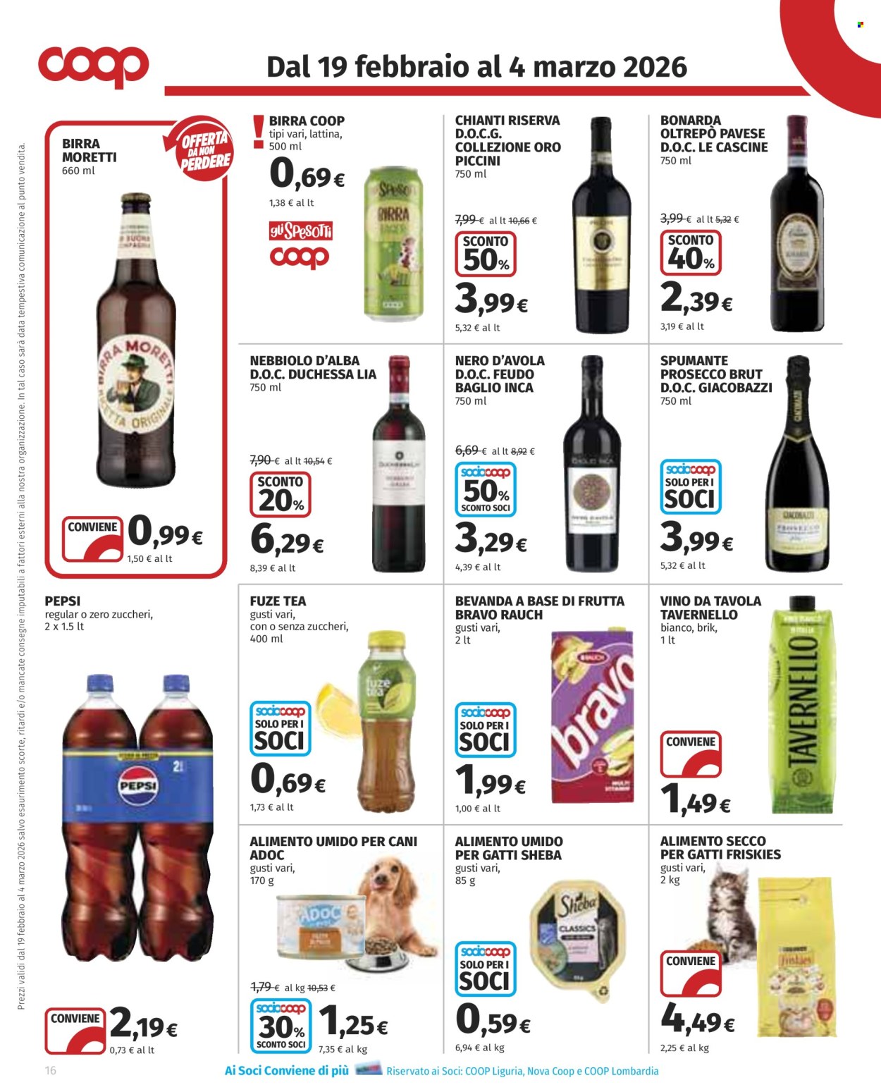 Volantino Coop - 19/2/2026 - 4/3/2026. Pagina 16
