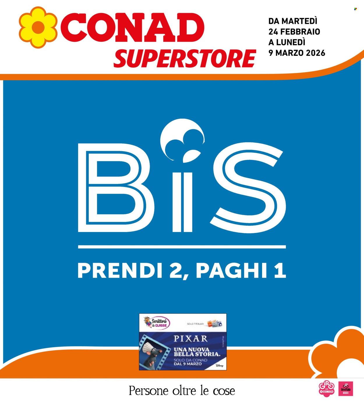 Volantino Conad Superstore - 24/2/2026 - 9/3/2026. Pagina 1