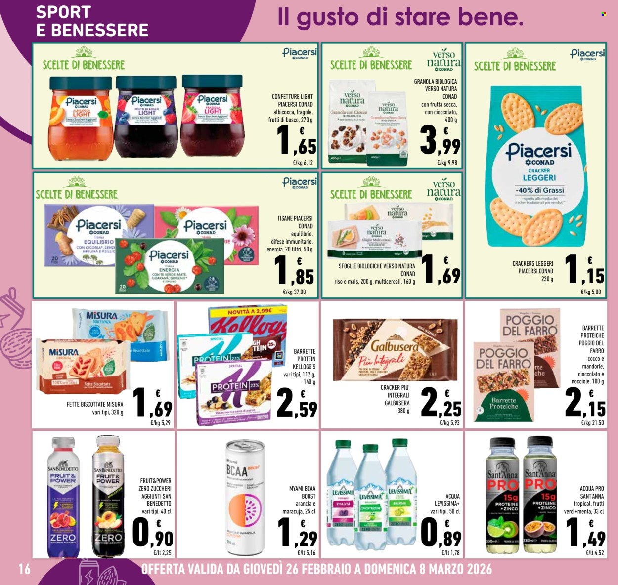 Volantino Conad - 26/2/2026 - 8/3/2026. Pagina 16