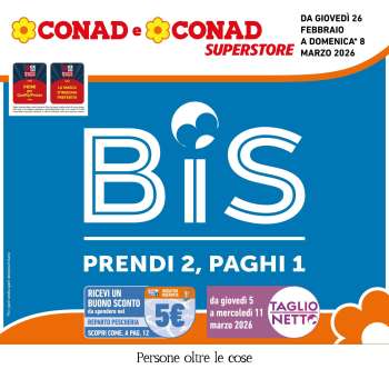Volantino Conad Superstore - 26/2/2026 - 8/3/2026.