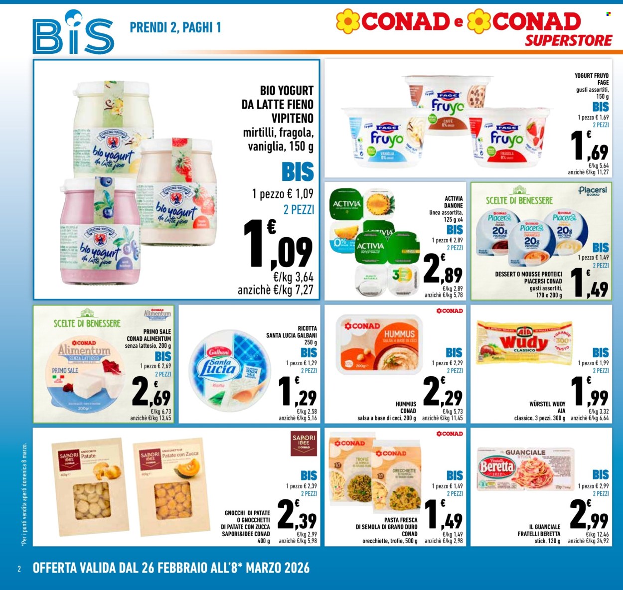 Volantino Conad Superstore - 26/2/2026 - 8/3/2026. Pagina 2