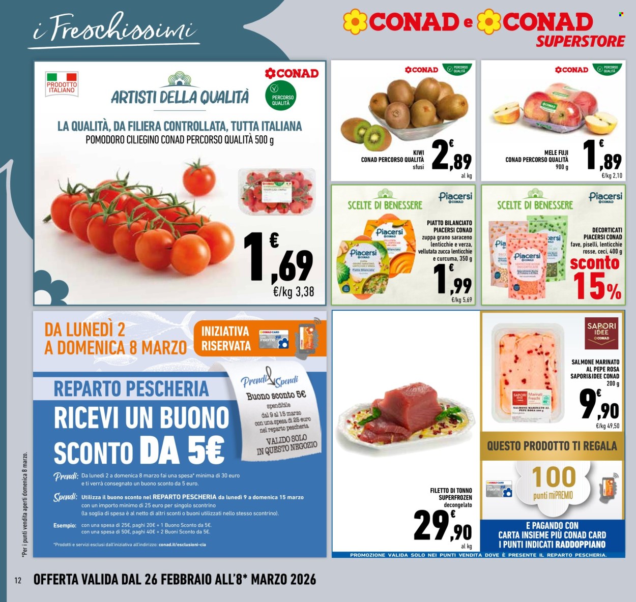 Volantino Conad Superstore - 26/2/2026 - 8/3/2026. Pagina 12